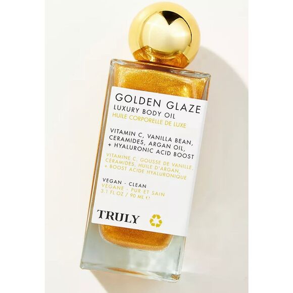 TRULY - NWT Golden Glaze Luxury Body Oil. Scented w/Clove, Orange, & Vanilla - Picture 8 of 16